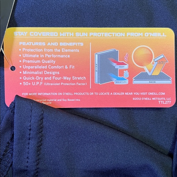 O'Neill Basic Skins Long Sleeve Performance Fit Rash Guard - Picture 7 of 10